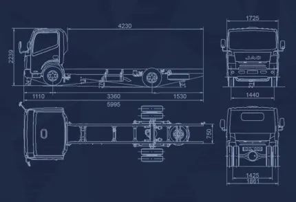 Коммерческий фургон JAC N 56