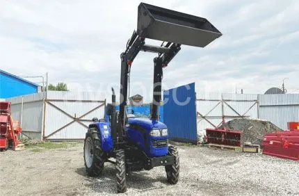 Трактор LOVOL TE 244 без кабины c погрузчиком