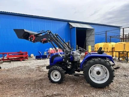 Трактор LOVOL TE 244 без кабины c погрузчиком