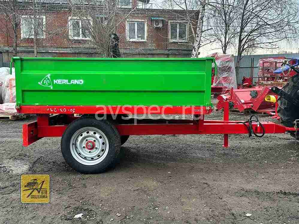 Прицеп Kerland П-3210 с ПСМ к трактору (самосвальный)